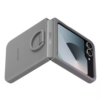 Samsung Silicone Cover with Ring Gray (Z Flip 6)